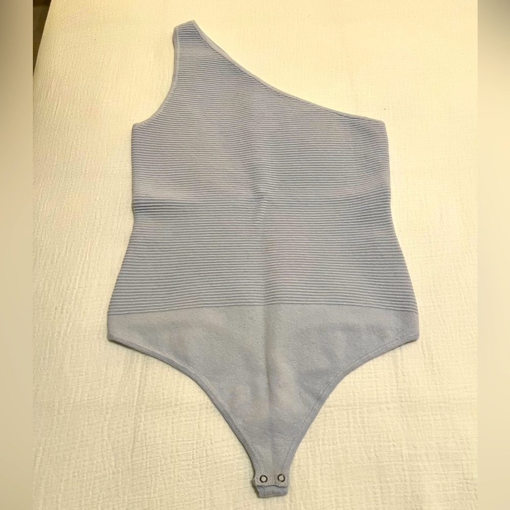 Abercrombie Ribbed One Shoulder Body Suit